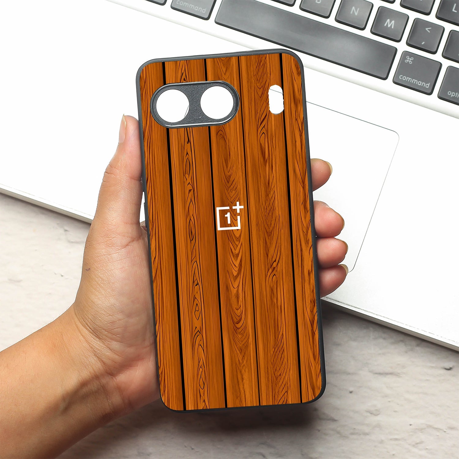 WoodCraft Touch metal back case for Oneplus Nord 4