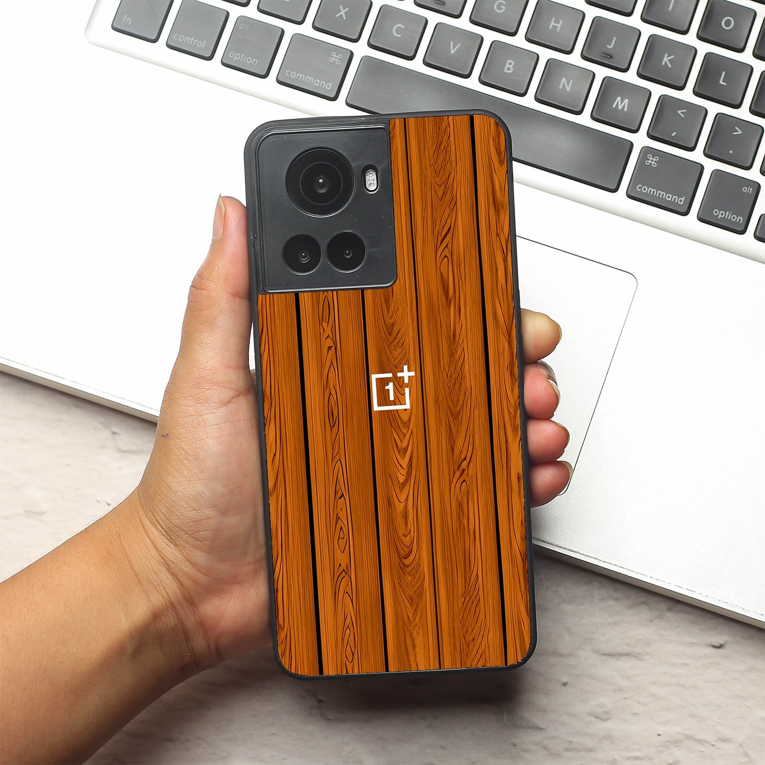 WoodCraft Touch metal back case for Oneplus 10R