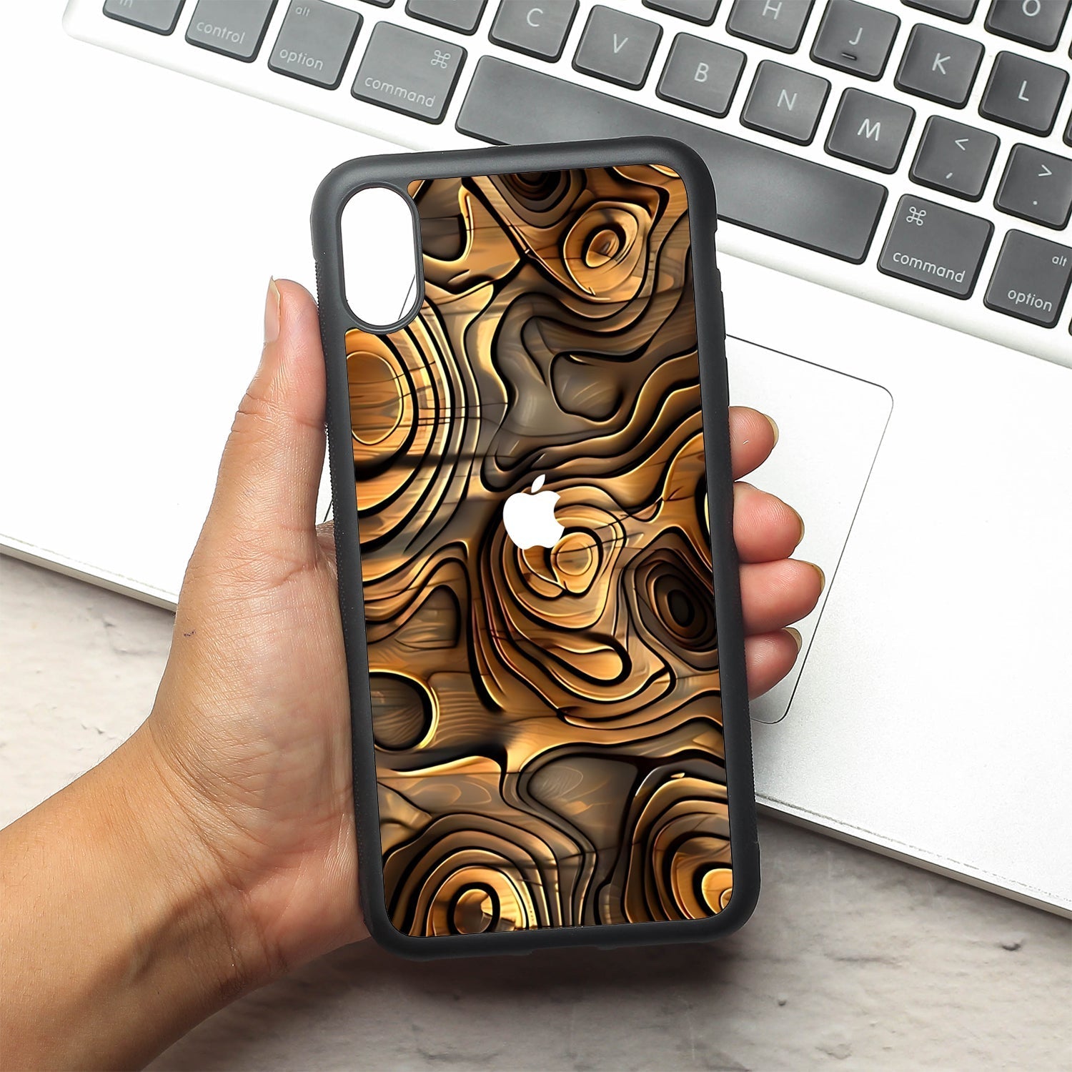 Rust Mirage metal back case for Samsung A15