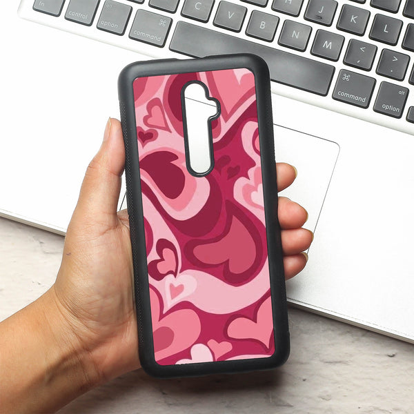 Valentine Wave Marble metal back case for Oppo Reno2 F