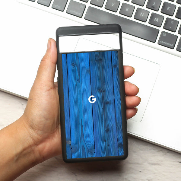 Indigo Planks metal back case for Google Pixel 6a