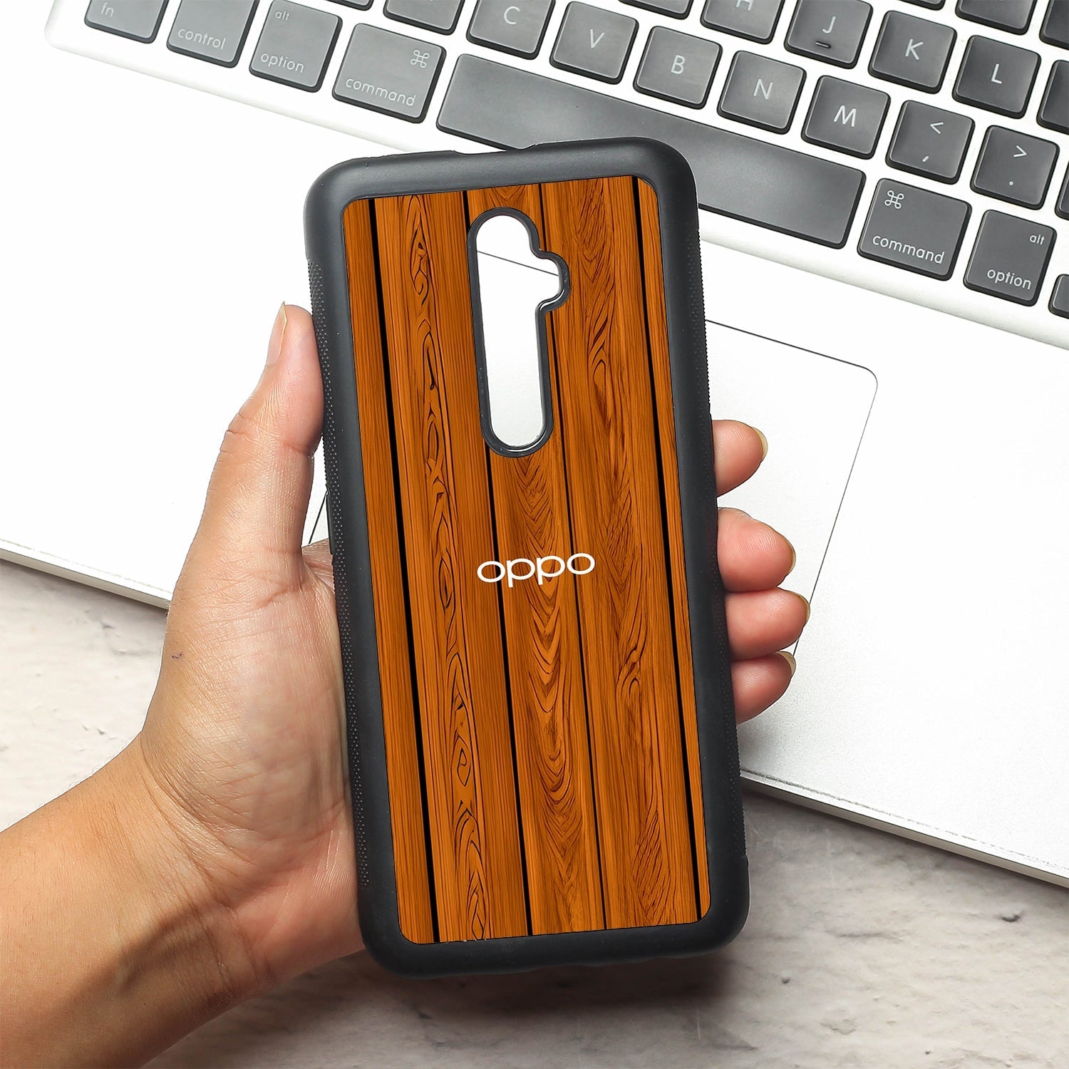 WoodCraft Touch metal back case for Oppo Reno2 Z