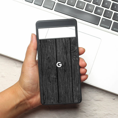 Dark Wood metal back case for Google Pixel 7
