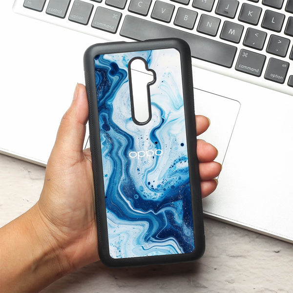 Neptune Swirl metal back case for Oppo Reno2 F