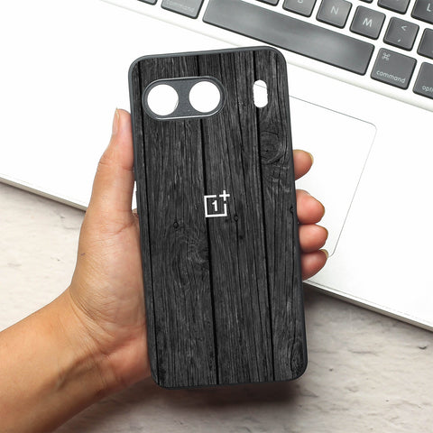 Dark Wood metal back case for Oneplus Nord 4