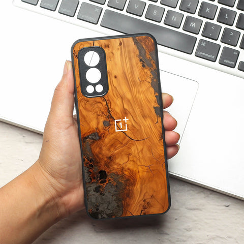 Lava Oak metal back case for Oneplus Nord 2