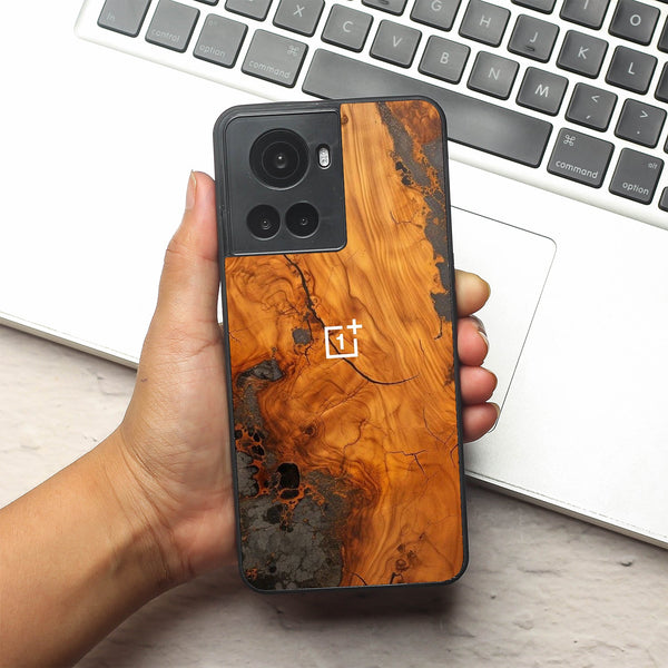 Lava Oak metal back case for Oneplus 10R
