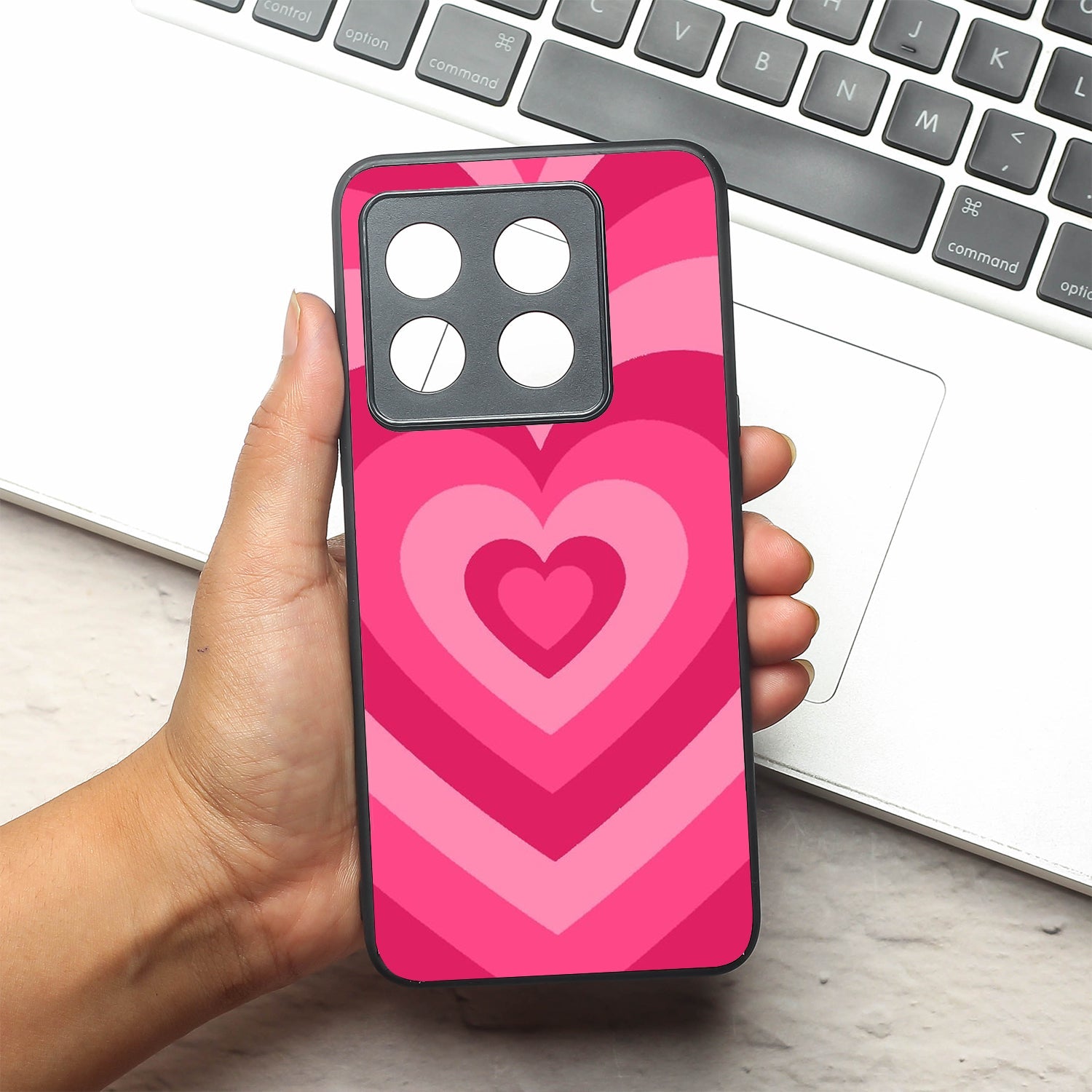 Retro Love metal back case for Oneplus 10T