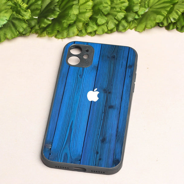 Indigo Planks metal back case for Apple Iphone 12