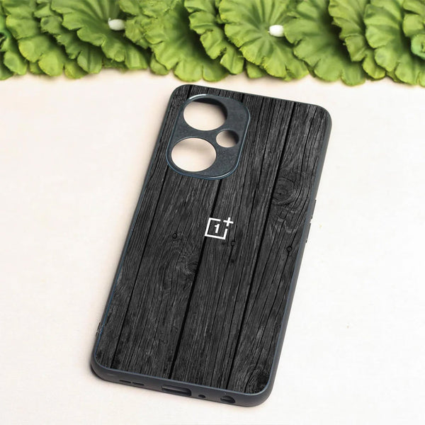 Dark Wood metal back case for Oneplus Nord CE 3 Lite