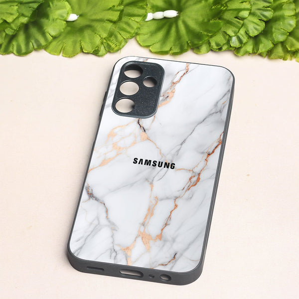 Copper Luxe Marble metal back case for Samsung A15