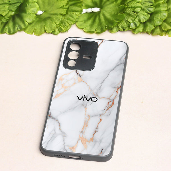 Copper Luxe Marble metal back case for Vivo V23