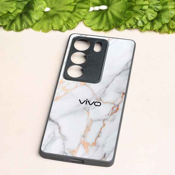 Copper Luxe Marble metal back case for Vivo V29