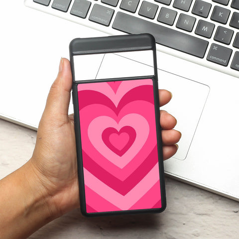 Retro Love metal back case for Google Pixel 7a