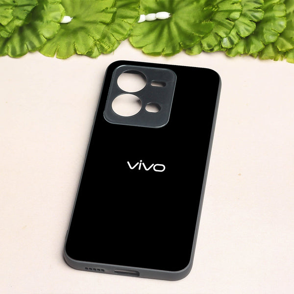 Black metal back case for Vivo V25