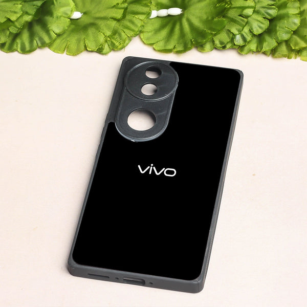 Black metal back case for Vivo V50