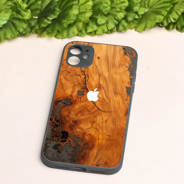 Lava Oak metal back case for Apple Iphone 12