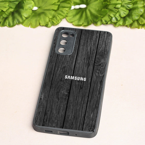 Dark Wood metal back case for Samsung S20 FE