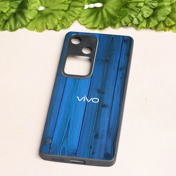Indigo Planks metal back case for Vivo V30