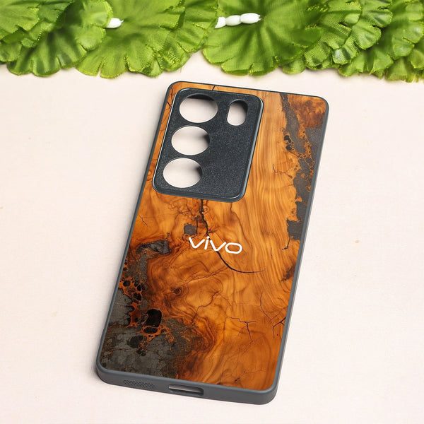 Lava Oak metal back case for Vivo V29