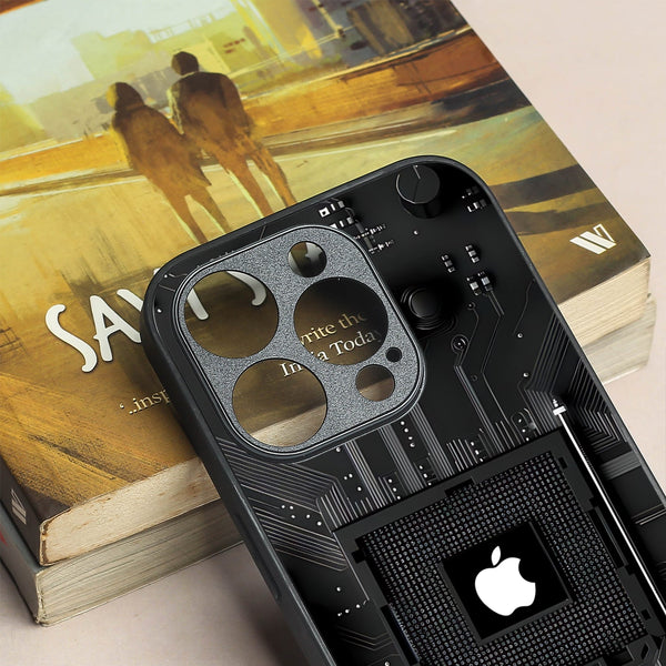 Microchip metal back case for Apple Iphone 11 Pro