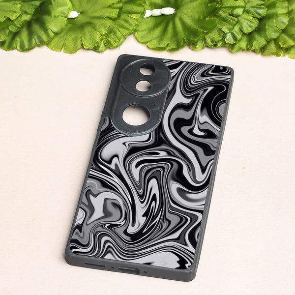 Blackout Marble metal back case for Vivo V50
