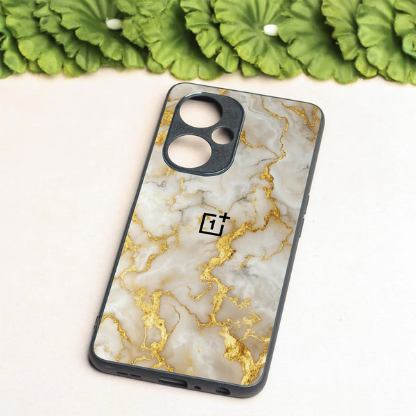 Gold Vein Glory metal back case for Oneplus Nord CE 3 Lite