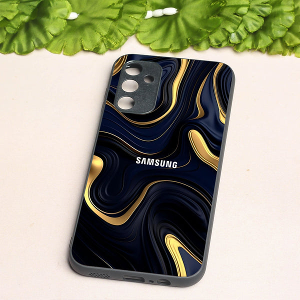 Noir Gold metal back case for Samsung A14