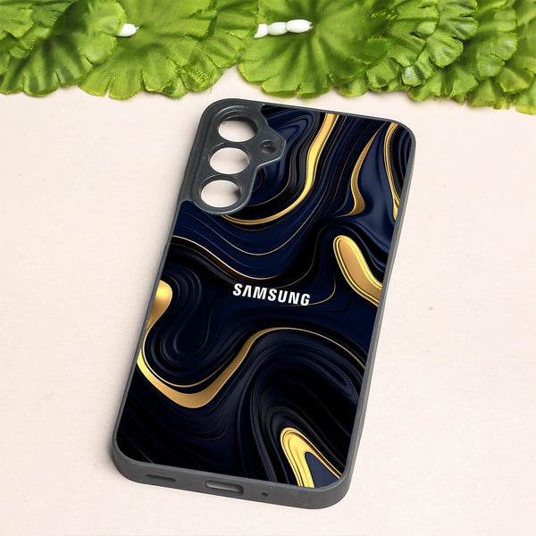 Noir Gold metal back case for Samsung A16
