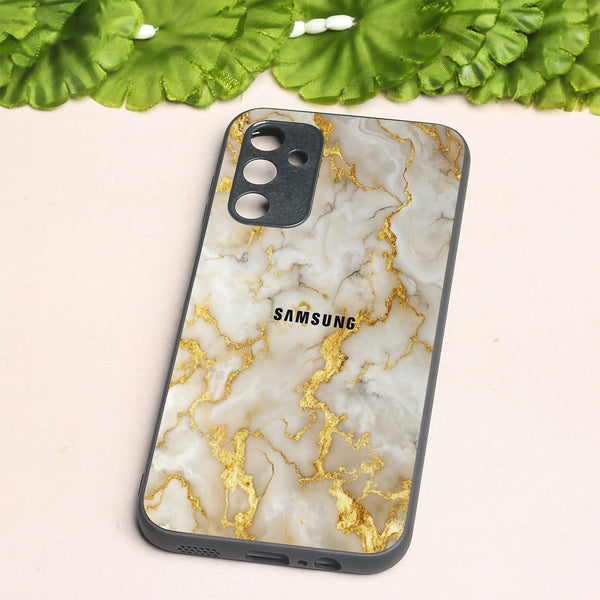 Gold Vein Glory metal back case for Samsung A14