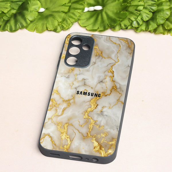 Gold Vein Glory metal back case for Samsung A15