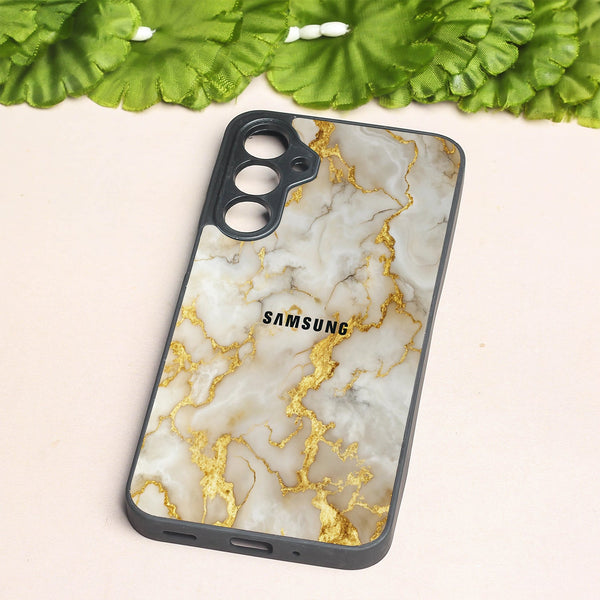 Gold Vein Glory metal back case for Samsung A16