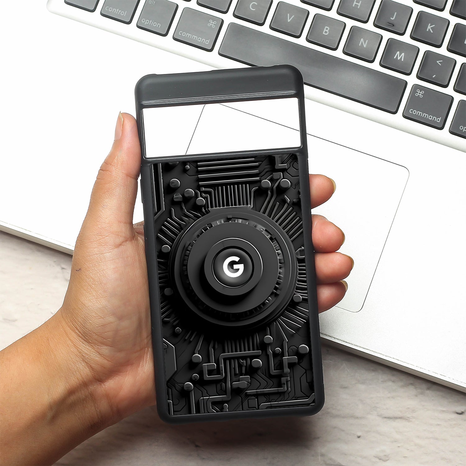 Core Reactor metal back case for Google Pixel 7a