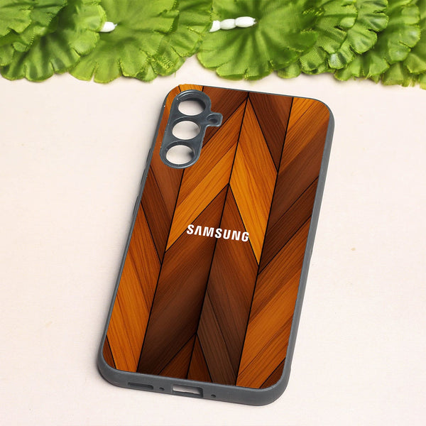 V-Wood Luxe metal back case for Samsung A34