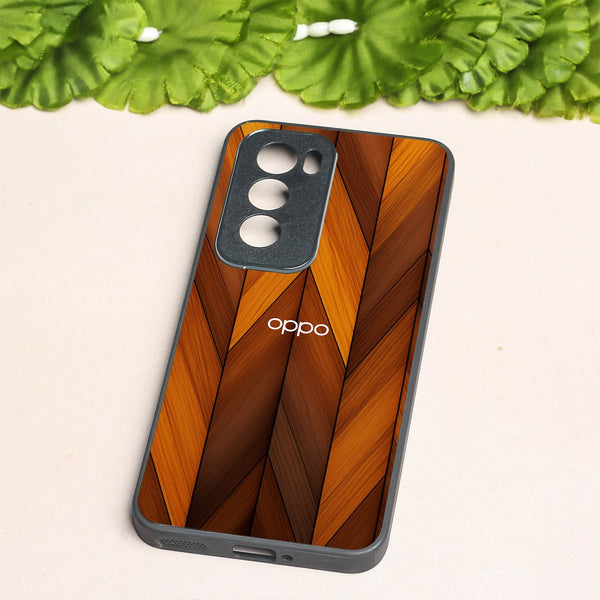 V-Wood Luxe metal back case for Oppo Reno 12