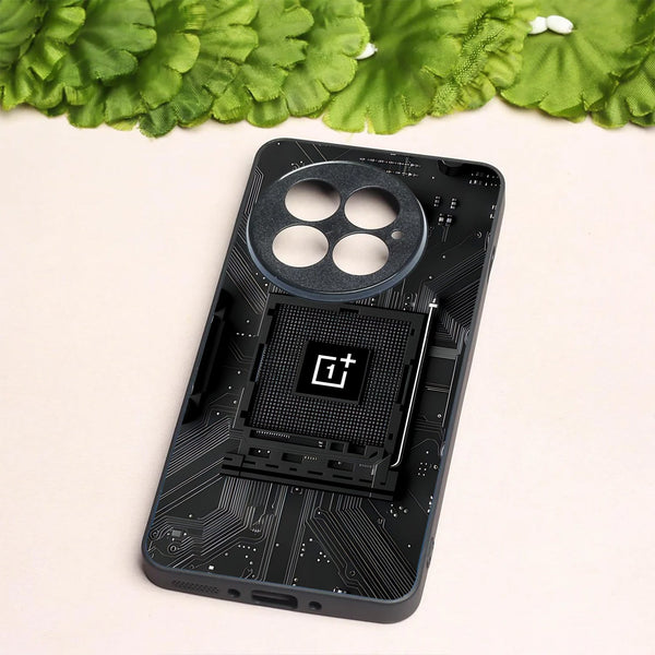 Microchip metal back case for Oneplus 13R