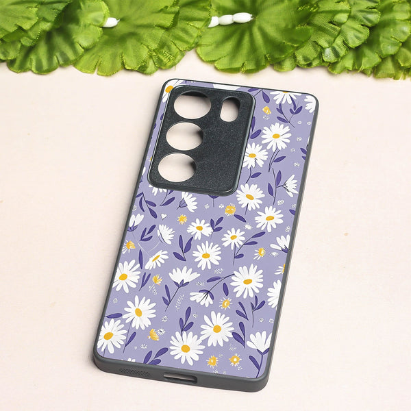 Lavender Daisies metal back case for Vivo V29