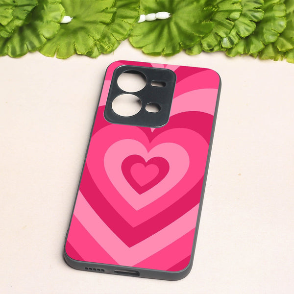 Retro Love metal back case for Vivo V25