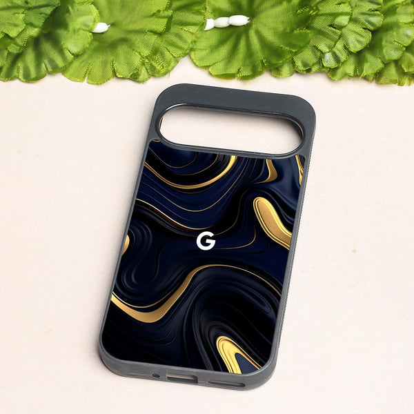 Noir Gold metal back case for Google Pixel 9