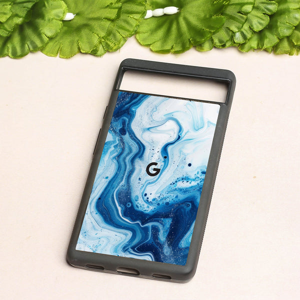 Neptune Swirl metal back case for Google Pixel 6a