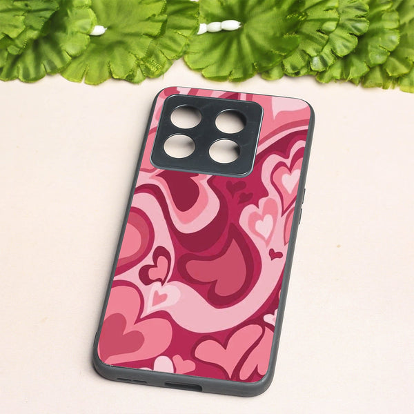 Valentine Wave Marble metal back case for Oneplus 10T