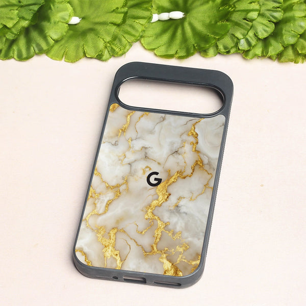 Gold Vein Glory metal back case for Google Pixel 9 Pro