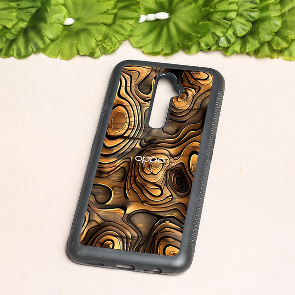 Rust Mirage metal back case for Oppo Reno2 F