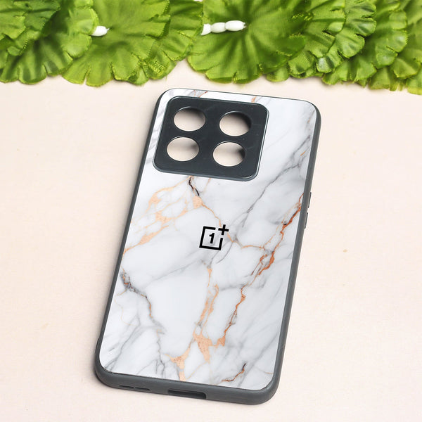 Copper Luxe Marble metal back case for Oneplus 10T