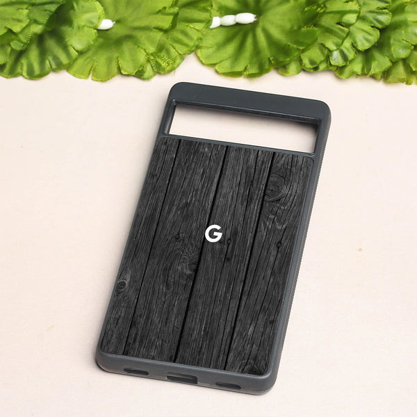 Dark Wood metal back case for Google Pixel 7