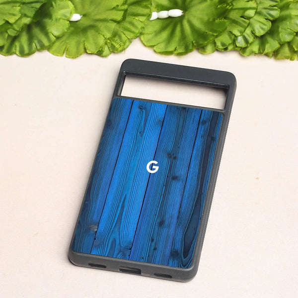 Indigo Planks metal back case for Google Pixel 7