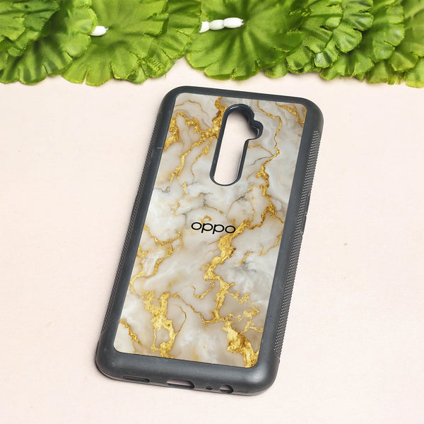 Gold Vein Glory metal back case for Oppo Reno2 Z