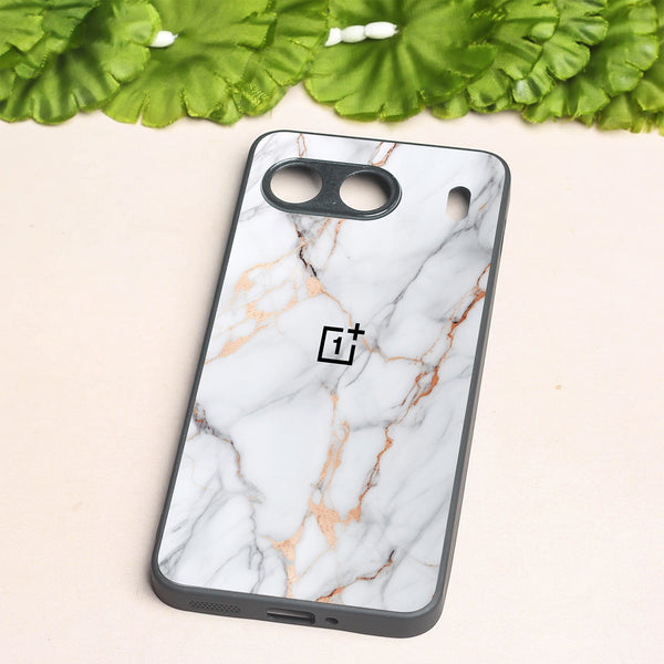 Copper Luxe Marble metal back case for Oneplus Nord 4
