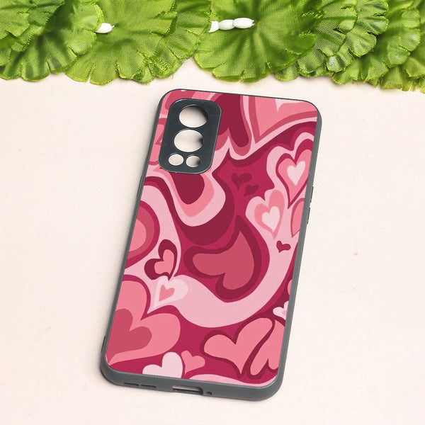 Valentine Wave Marble metal back case for Oneplus Nord 2