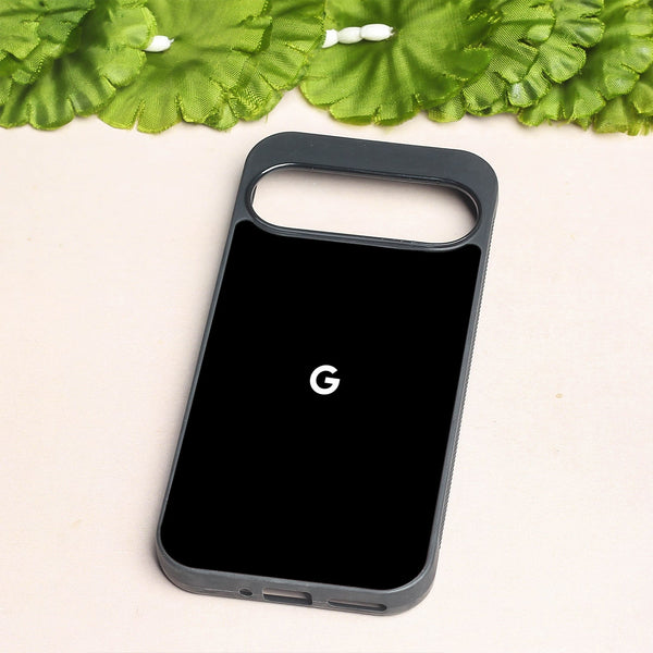 Black metal back case for Google Pixel 9